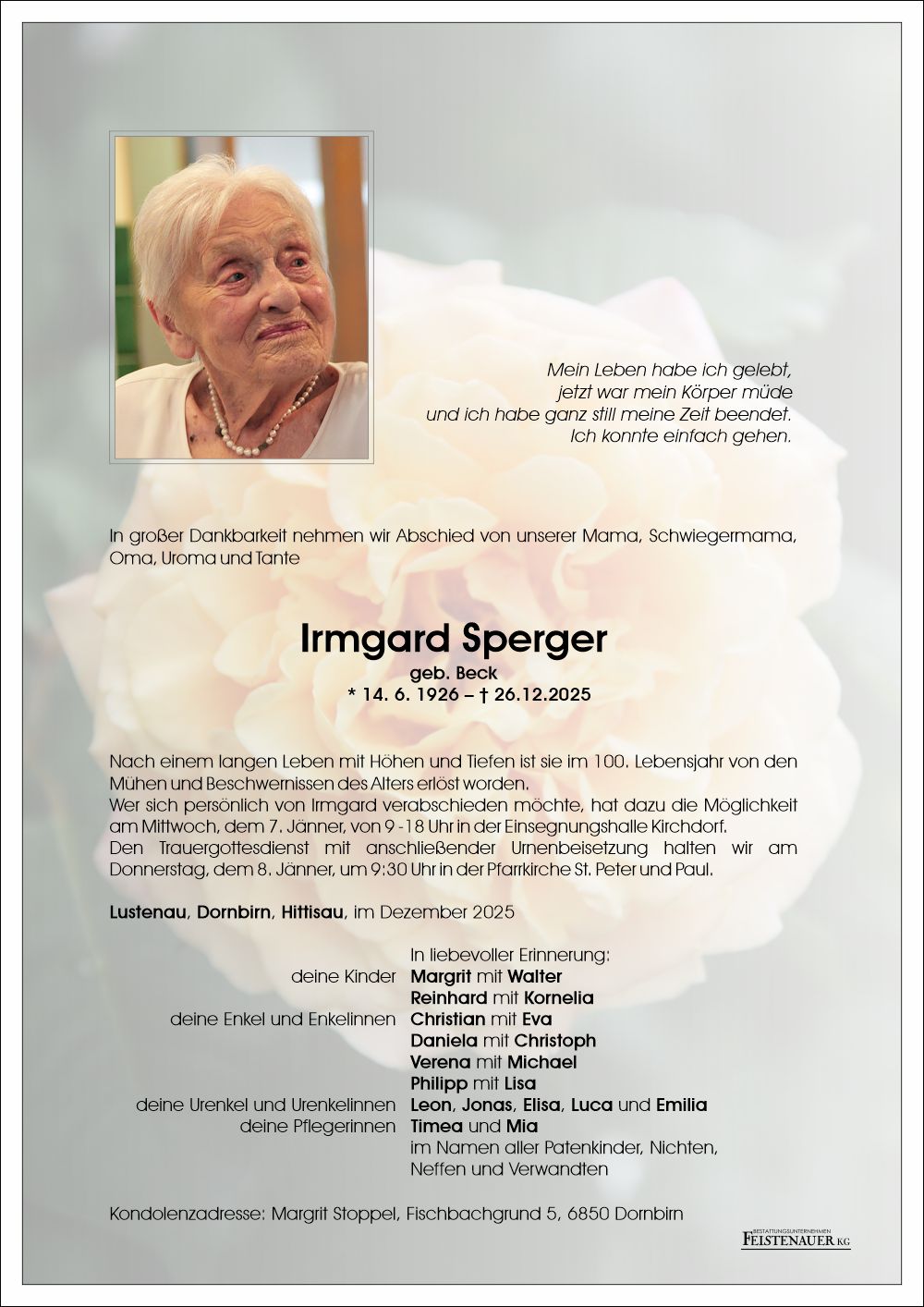 Irmgard Sperger